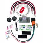 Dual Battery Smart Isolator 12v Relay Kit for UTV/ATV with Meters