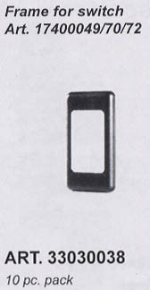 SPAL Single Switch Frame - Style 2